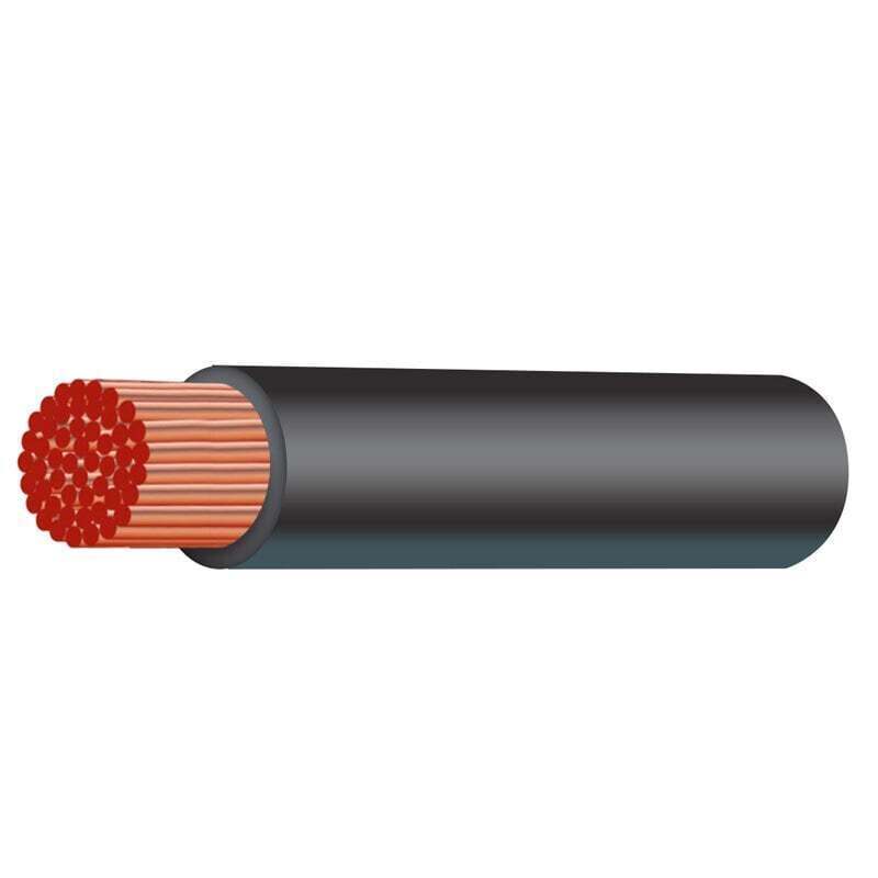 KEY - 8B&S (7.9mm²) Black Single Core Automotive Cable - Australian Made - 100m Roll