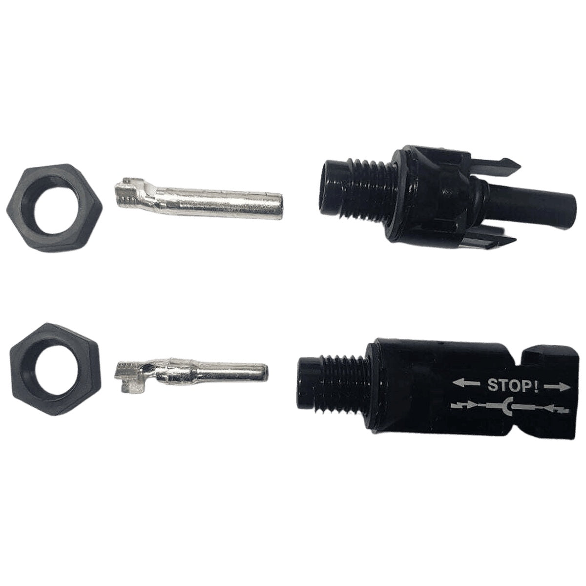 Multi-Contact Stäubli - Stäubli Bulkhead (Panel Mount) MC4 Connector Pair