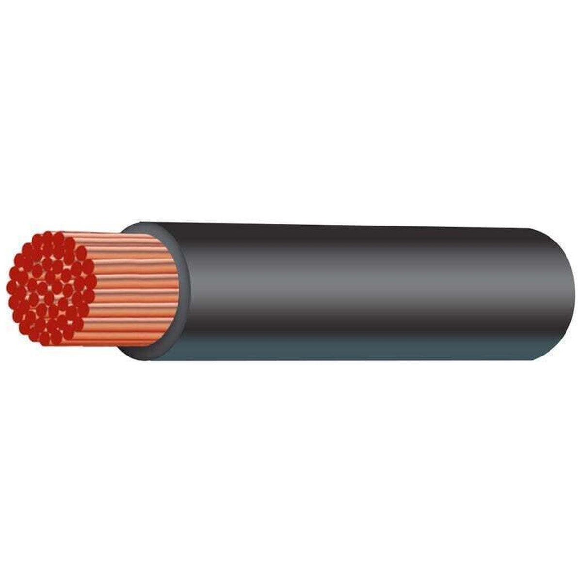 Austech - 8B&S (8mm²) Black Single Core Automotive Cable - Australian Made - 100m Roll