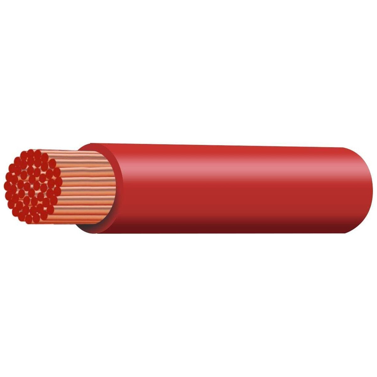 KEY - 8B&S (7.9mm²) Red Single Core Automotive Cable - Australian Made - Per Metre