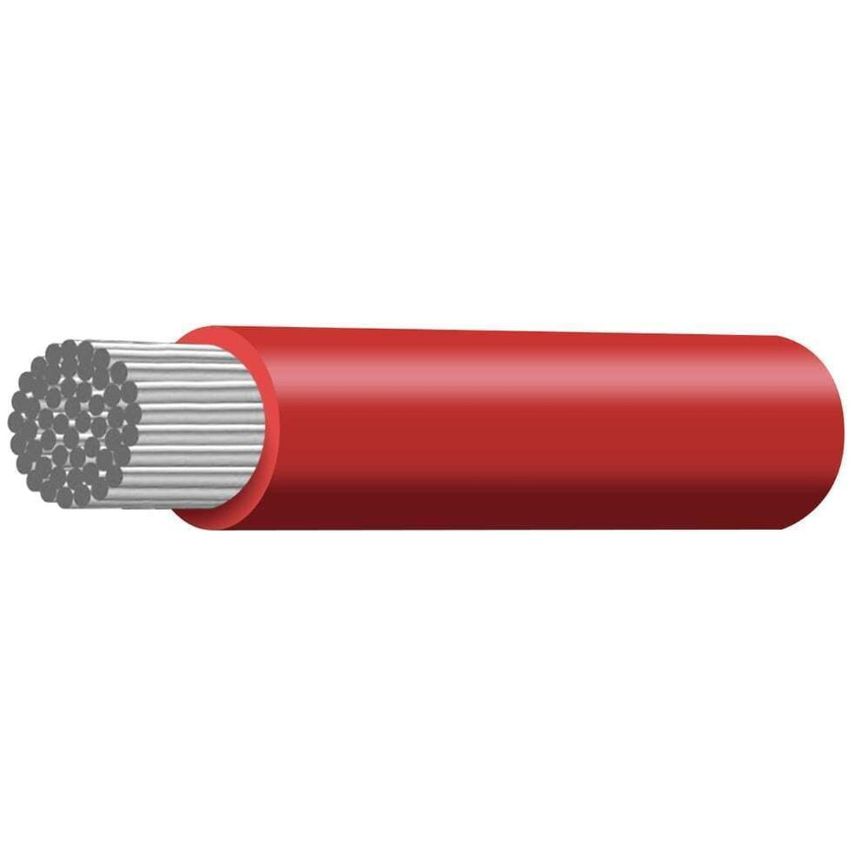Austech - 2B&S (32mm²) Red Single Core Marine (Tinned) Cable - Australian Made - 30m Roll