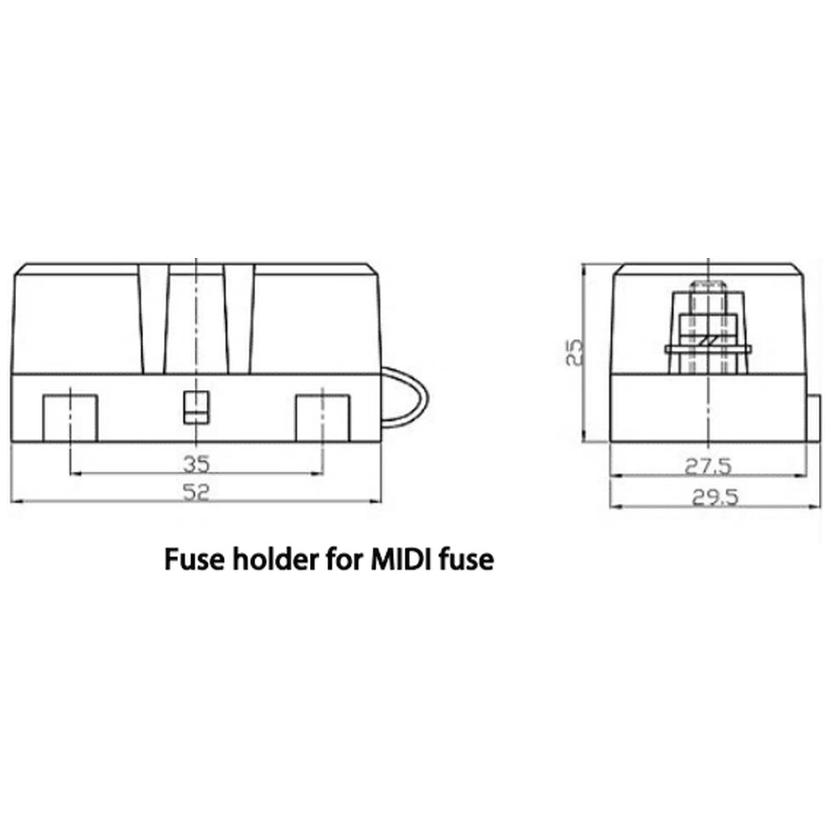 Victron Energy - Fuse Holder for MIDI Fuses with Cover