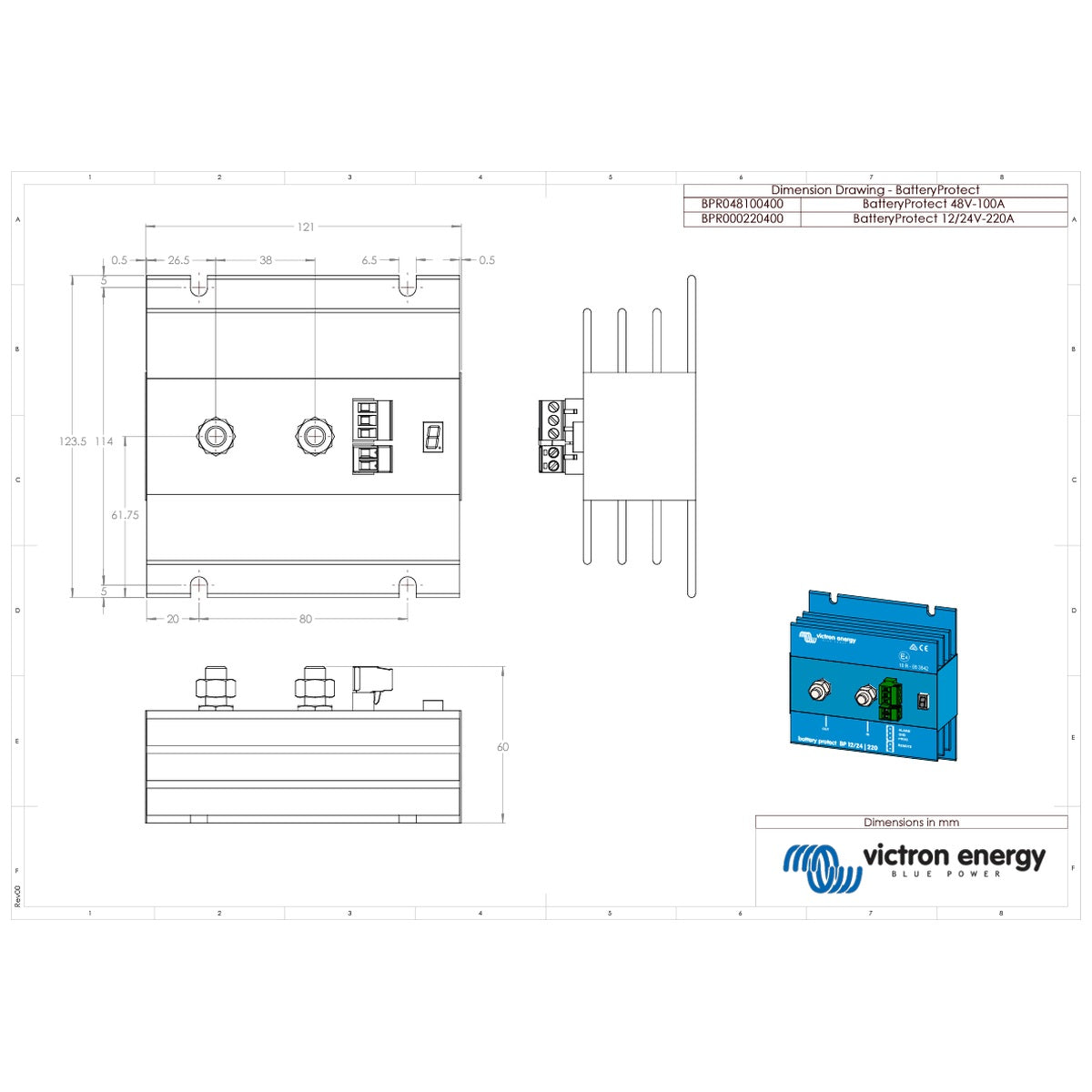 Victron Energy - 12/24V - 220A - BatteryProtect Low Voltage Disconnect