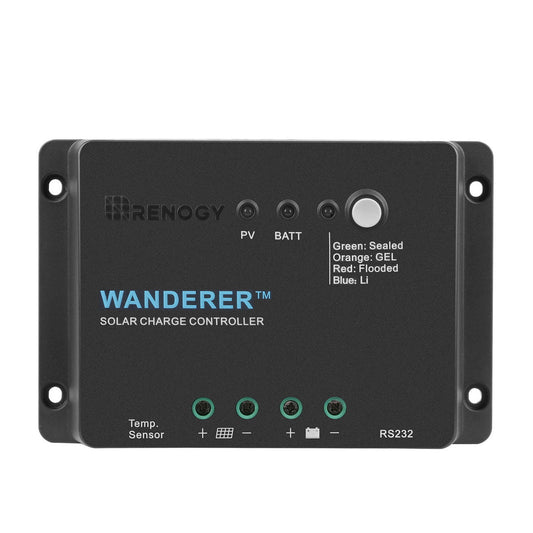 Renogy - 12V - 30A - Wanderer Li PWM Solar Charge Controller