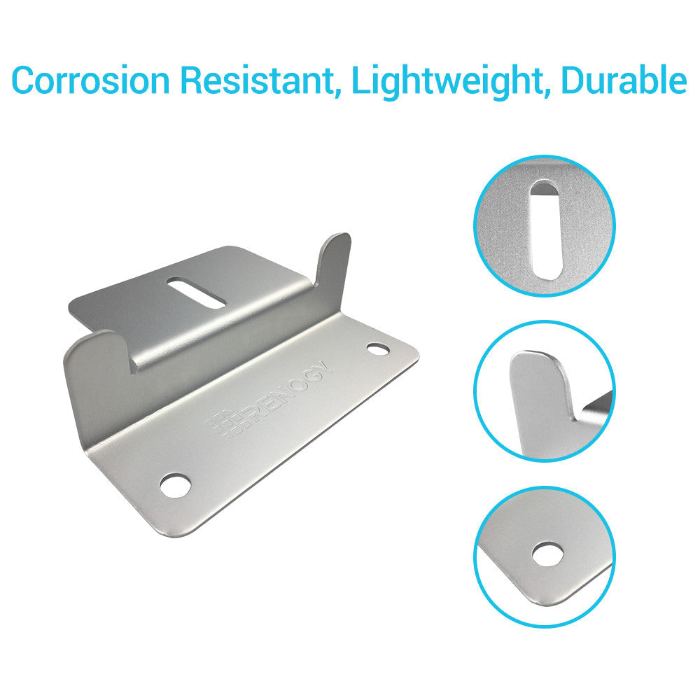 Renogy - Solar Panel Z Mounting Brackets - 2 Sets of 4 (8 Brackets)