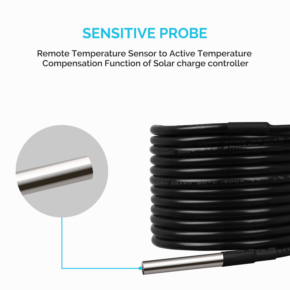 Renogy - Temperature Sensor for Voyager Charge Controllers