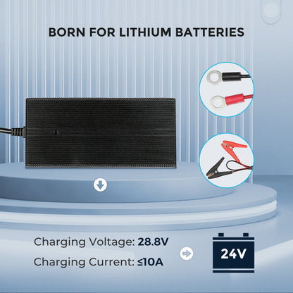 Renogy - 24V - 10A - Lithium Battery Charger