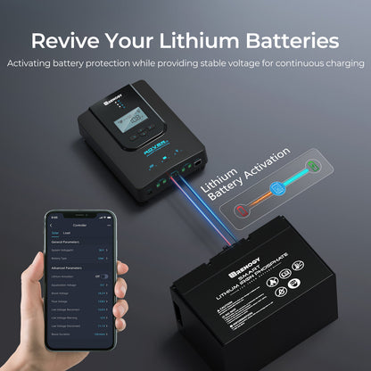Renogy - 12/24V - 40A - Rover Li MPPT Solar Charge Controller