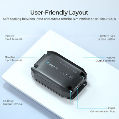Renogy - 12V - 40A - DC to DC Battery Charger