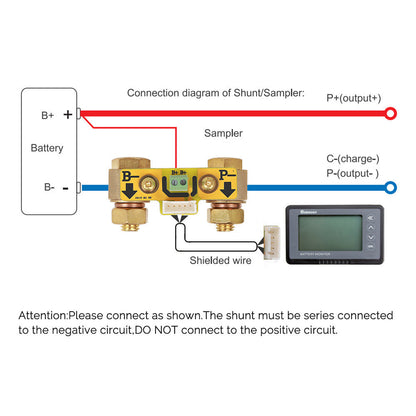 Renogy - 500A - Battery Monitor with Shunt