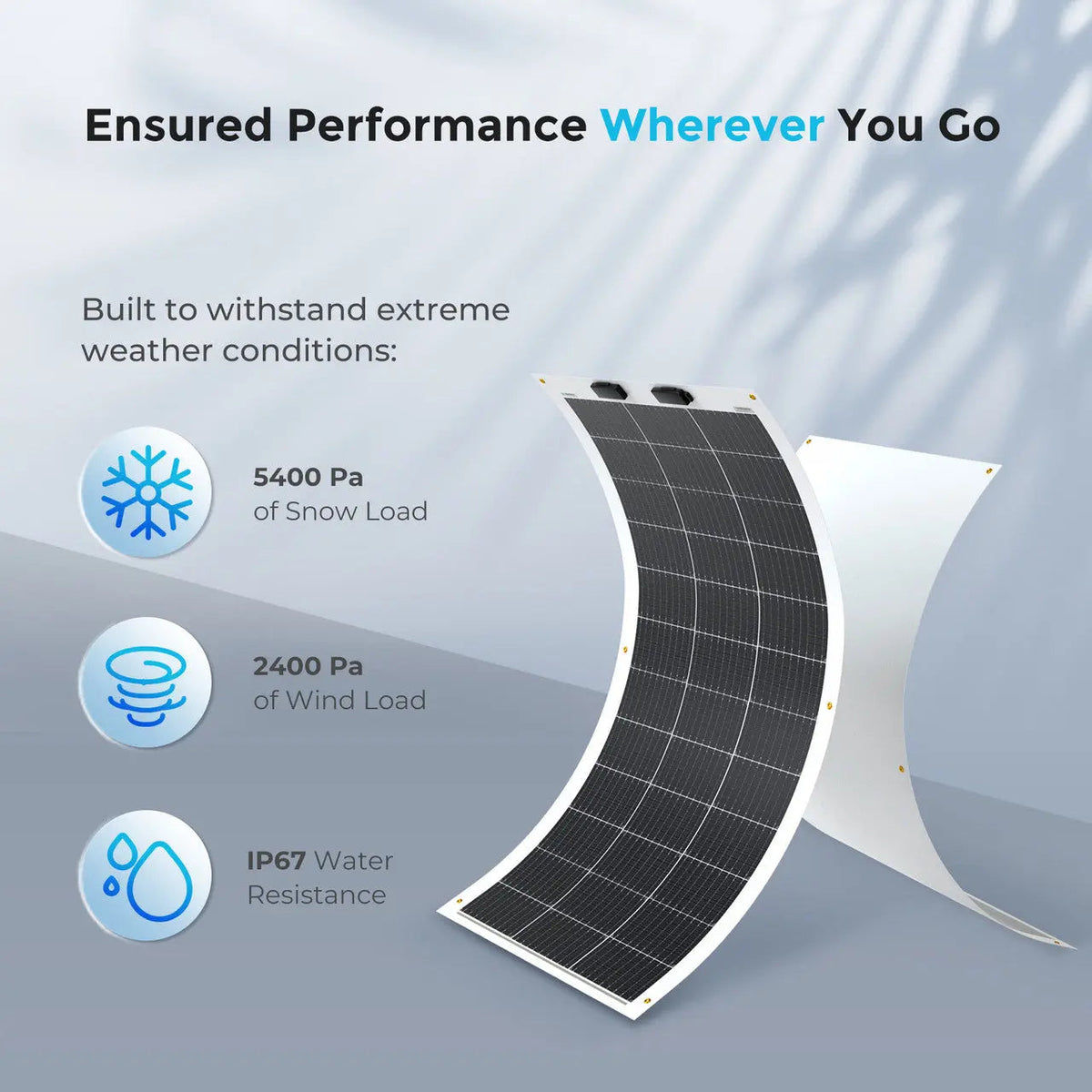 Renogy - 12V - 100W - Lightweight Flexible Solar Panel