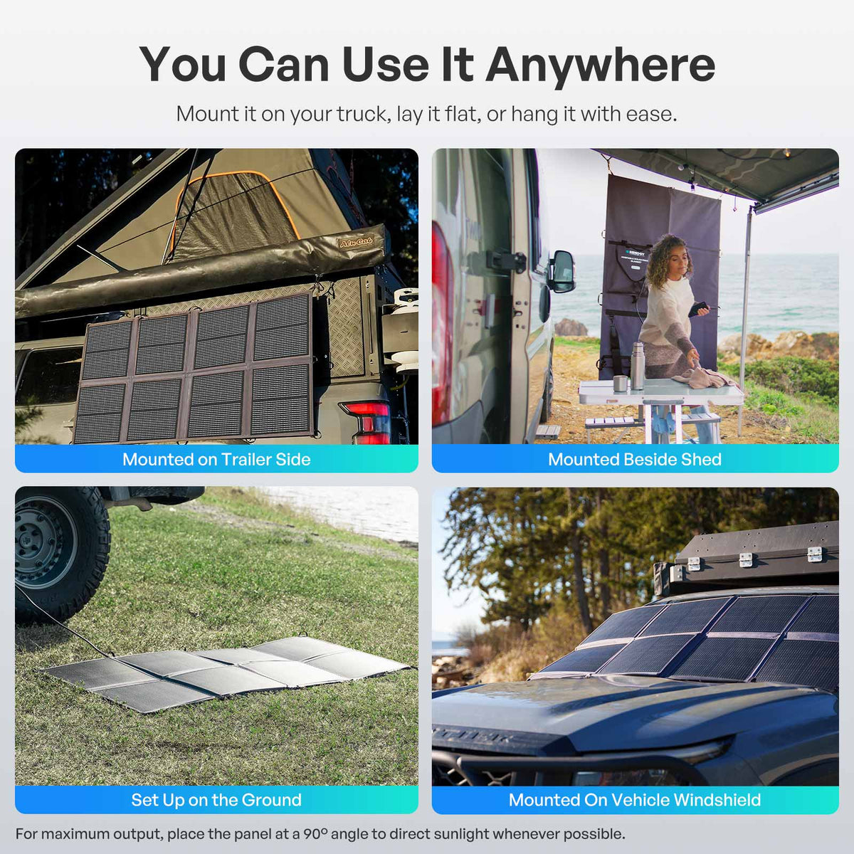 Renogy - 200W - Lightweight N-Type Portable Solar Panel Blanket