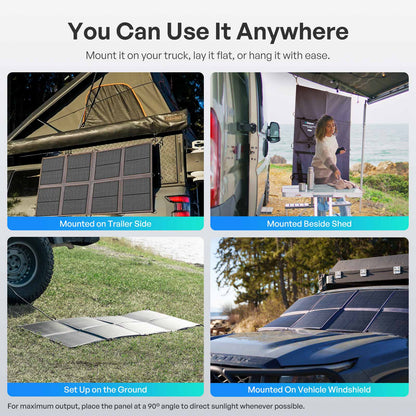 Renogy - 200W - Lightweight N-Type Portable Solar Panel Blanket