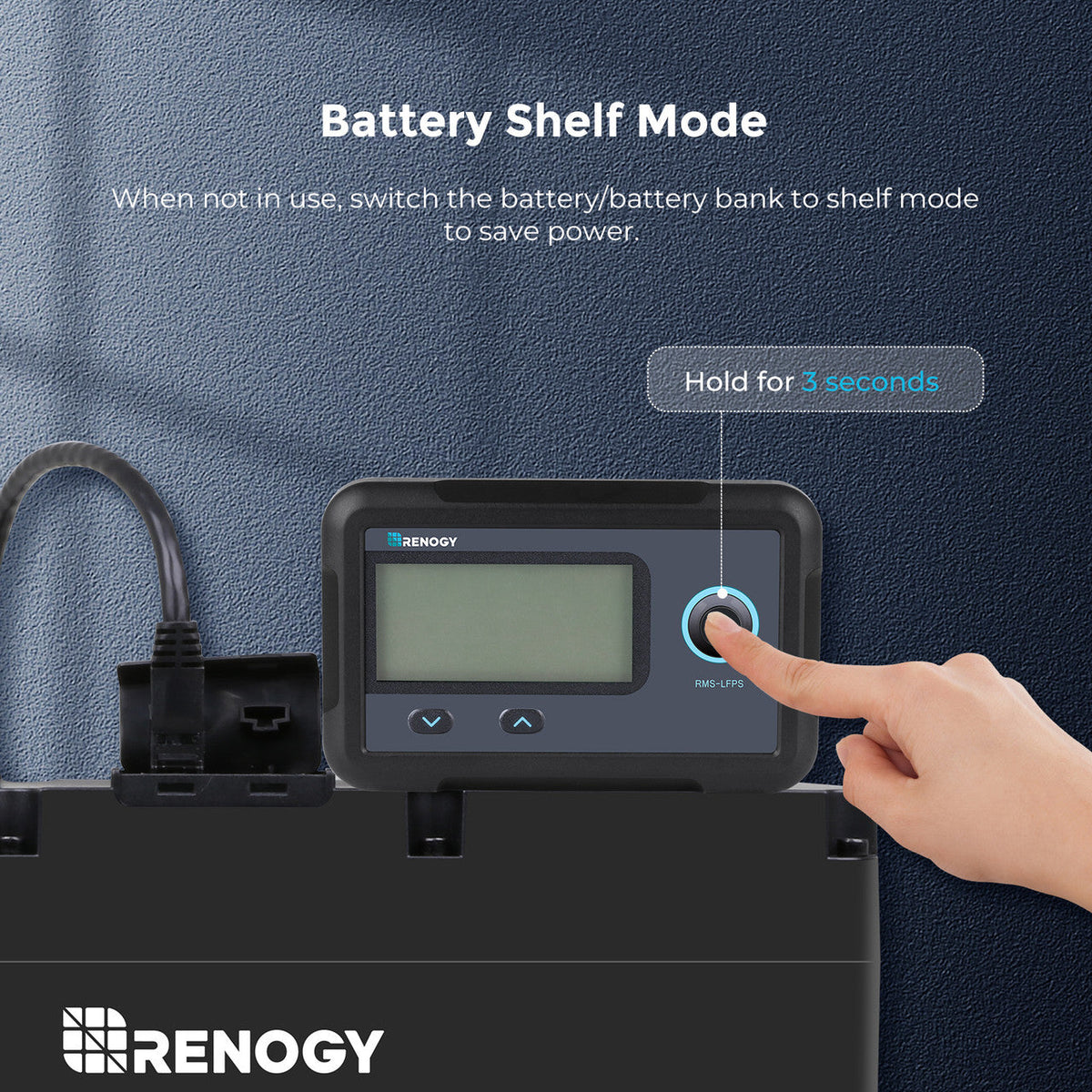 Renogy - Monitoring Screen for Smart Lithium Battery Series