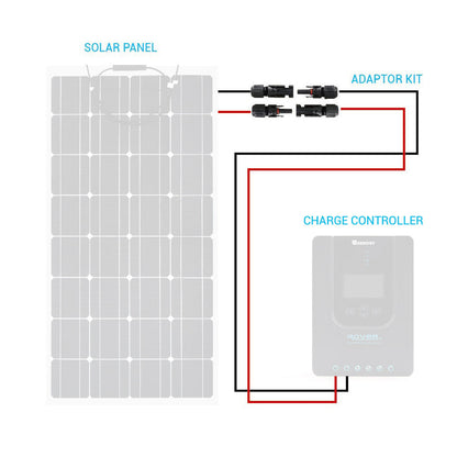 Renogy - 12AWG - 22cm (9in) - MC4 Solar Adaptor Cable Kit