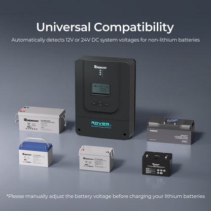 Renogy - 12/24/36/48V - 60A - Rover Li MPPT Solar Charge Controller