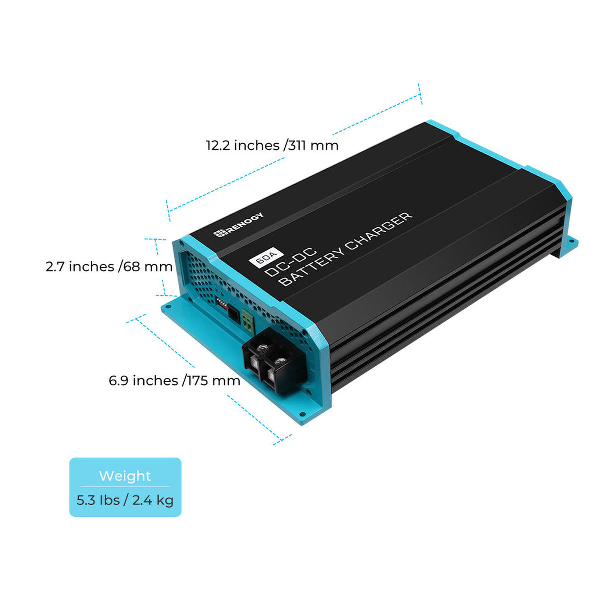 Renogy - 12V - 60A - DC to DC Battery Charger