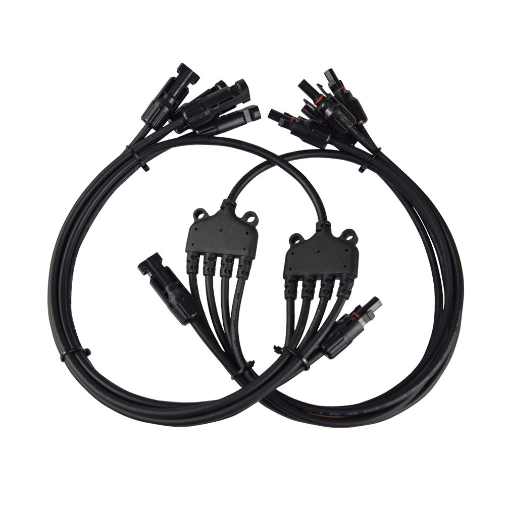Renogy - 30A - 4 to 1 Solar Branch Connectors (Pair)
