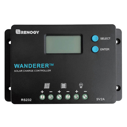 Renogy - 12/24V - 10A - Wanderer PWM Charge Controller