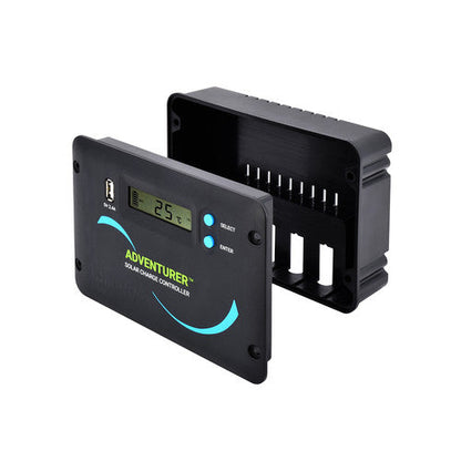 Renogy - 12/24V - 30A - Adventurer Li PWM Flush Mount Charge Controller with LCD