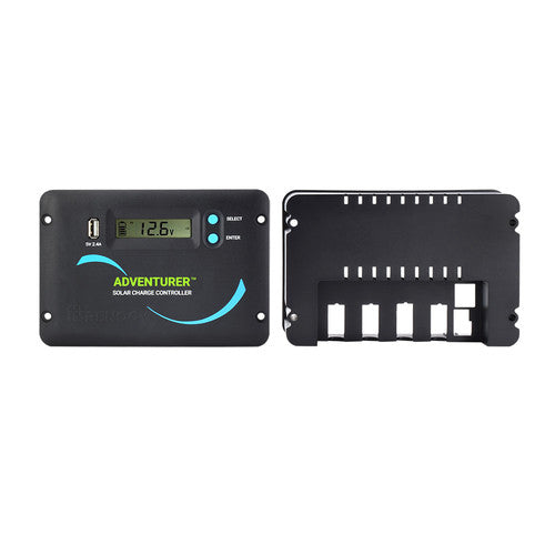 Renogy - 12/24V - 30A - Adventurer Li PWM Flush Mount Charge Controller with LCD
