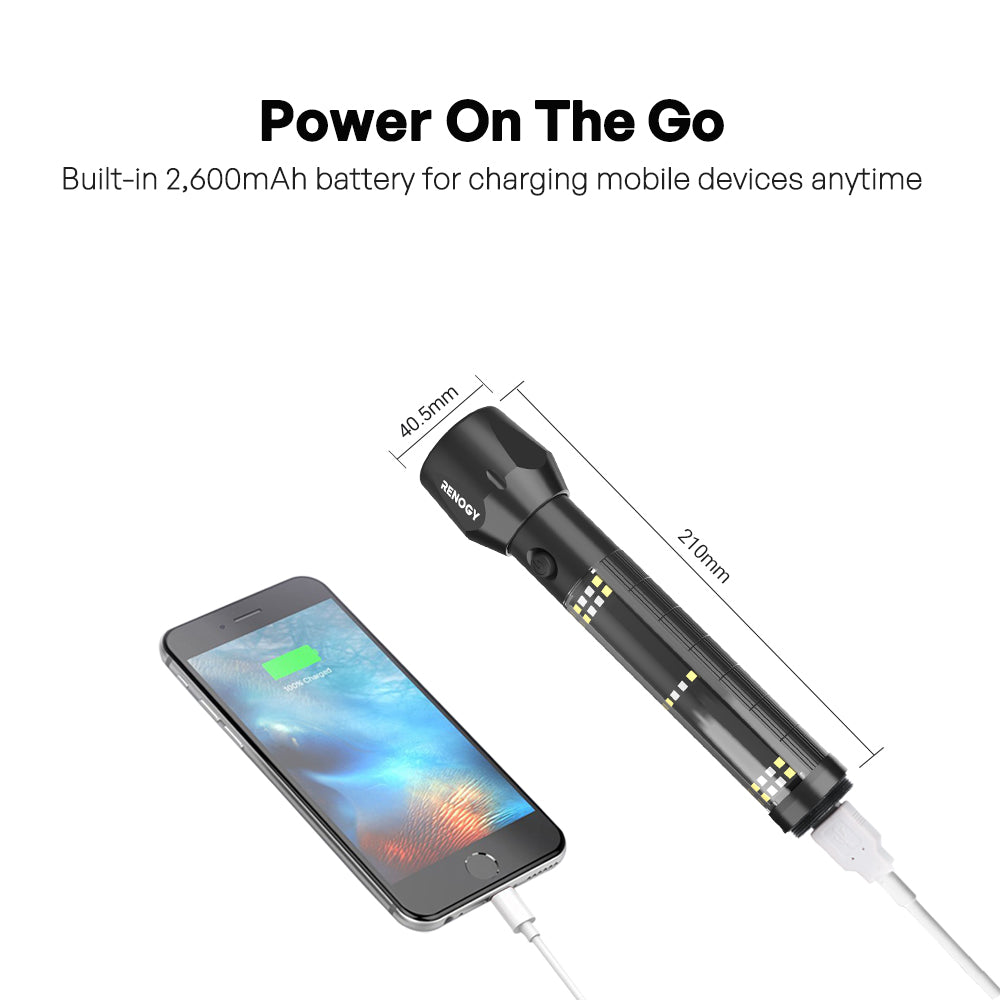 Renogy - E.LUMEN 500 Multi-Function Flashlight