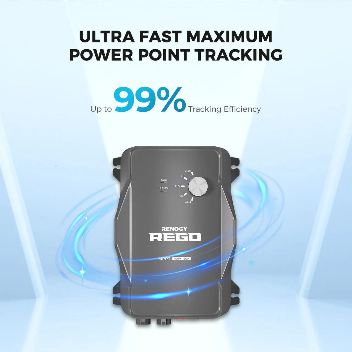 Renogy - 12V - 60A - Rego MPPT Solar Charge Controller