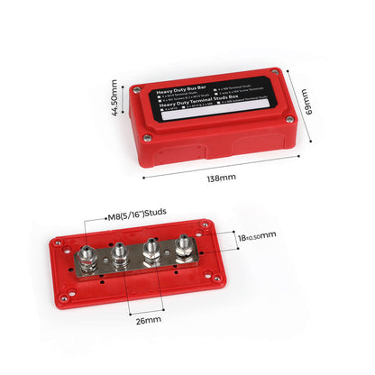 Renogy - 300A - Busbar - Red