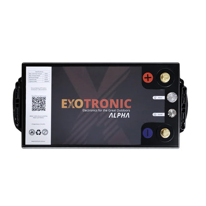 Exotronic - 12V - 300AH - Twin Pack Alpha IP67 Smart Bluetooth Lithium Batteries