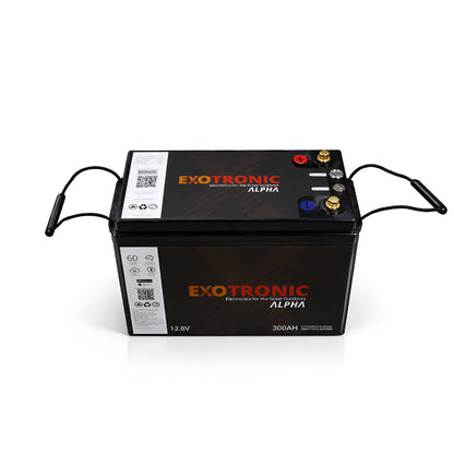 Exotronic - 12V - 300AH - Twin Pack Alpha IP67 Smart Bluetooth Lithium Batteries
