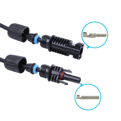 Renogy - 10AWG - 3m (10ft) - Solar Extension Cable Pair