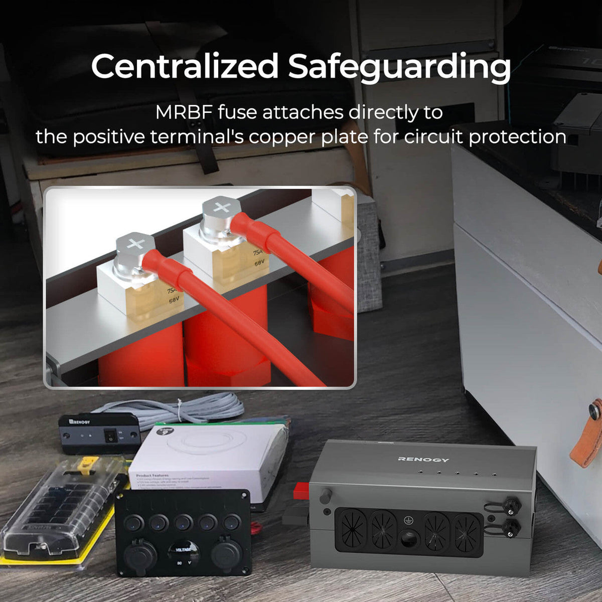Renogy - 500A - Combiner Box with Communication