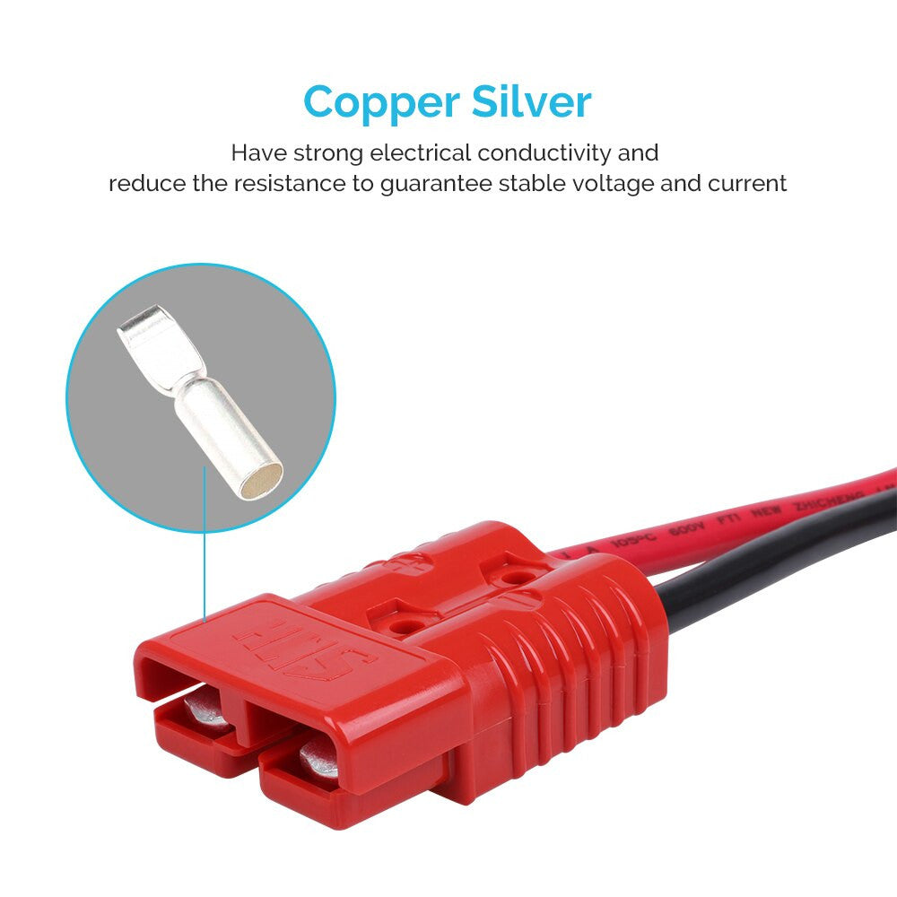 Renogy - 4AWG - 7ft - Anderson Battery Adapter Cable