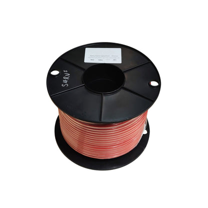 KEY - 4B&S (20.29mm²) Red Single Core Automotive Cable - Australian Made - 100m Roll