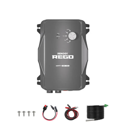Renogy - 12V - 60A - Rego MPPT Solar Charge Controller with 3m (10ft) 6AWG Anderson Adapter Cable
