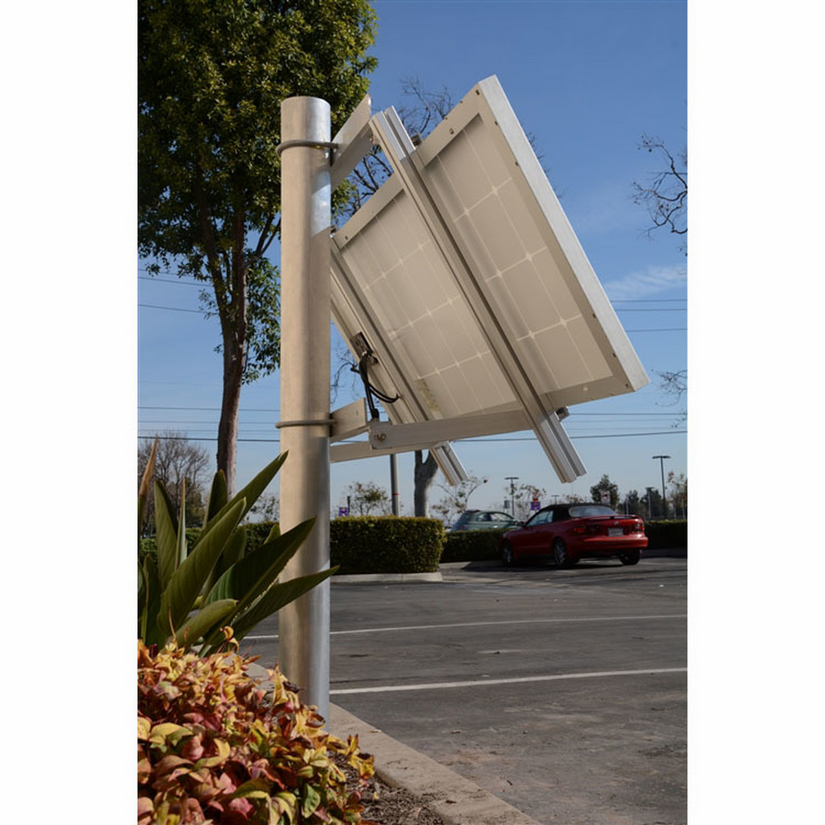 Renogy - Single Side 27.4in Pole Mount Support for Solar Panel