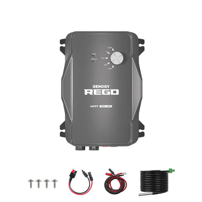 Renogy - 12V - 60A - Rego MPPT Solar Charge Controller with 1.5m (5ft) 6AWG Anderson Adapter Cable