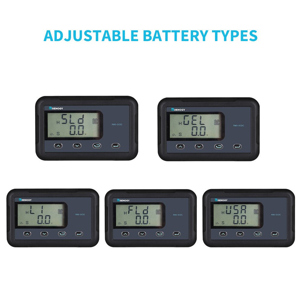 Renogy - Monitoring Screen for DC-DC MPPT Battery Charger Series