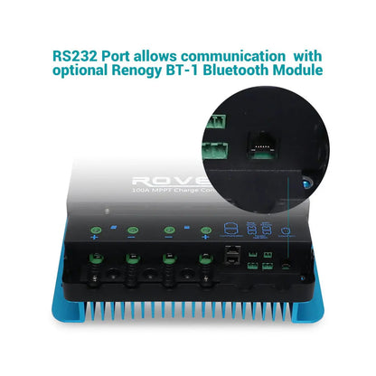 Renogy - 12/24/36/48V - 100A - Rover Li MPPT Solar Charge Controller