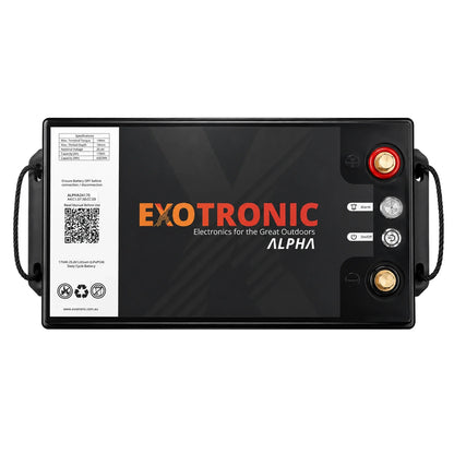 Exotronic - 24V - 170AH - Alpha IP67 Smart Bluetooth Lithium Battery