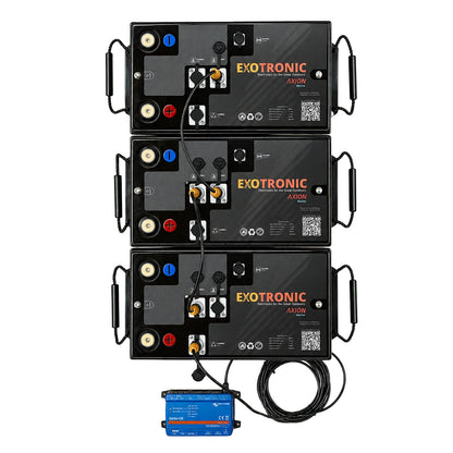 Exotronic - 12V - 300AH - Axion CANBus Bluetooth Lithium Battery - Marine Version