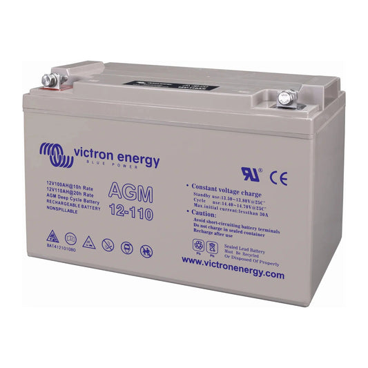 Victron Energy - 12V - 110AH - AGM Deep Cycle Battery (M8)