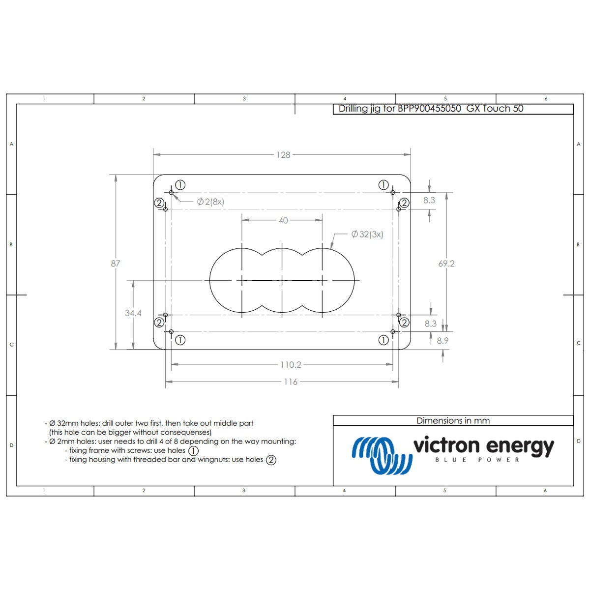 Victron Energy - Cerbo GX MK2 & GX Touch 50 System Bundle w/ 5m Extension & Temp Sensors