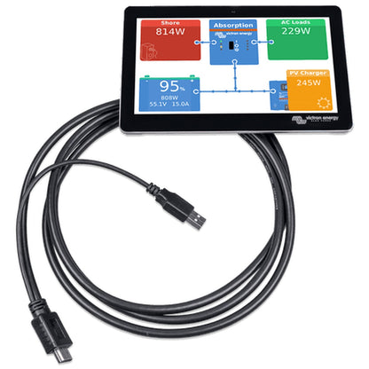 Victron Energy - Cerbo GX MK2 & GX Touch 70 System Bundle w/ 5m Extension & Temp Sensors