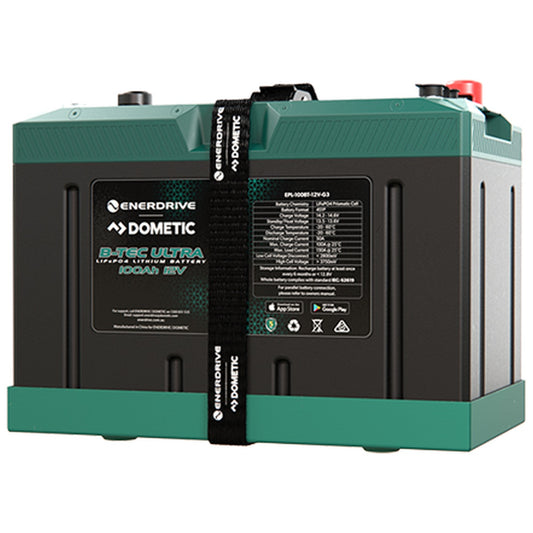 Enerdrive - 12V-100AH - B-TEC ULTRA IP67 Smart Bluetooth Lithium Battery