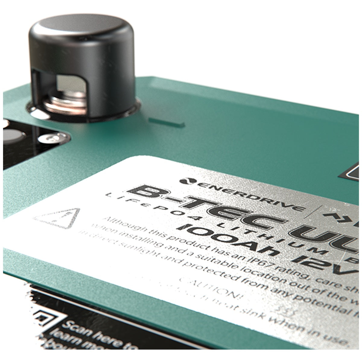 Enerdrive - 12V-100AH - Alpha IP67 Smart Bluetooth Lithium Battery