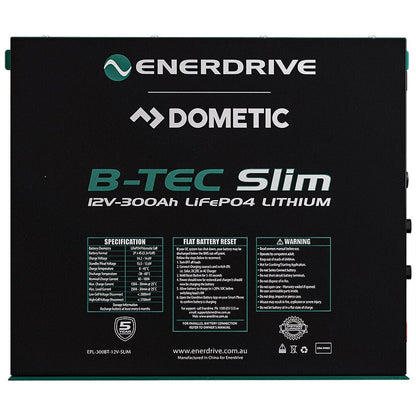 Enerdrive - 12V-300AH - Alpha IP67 Smart Bluetooth Lithium Battery