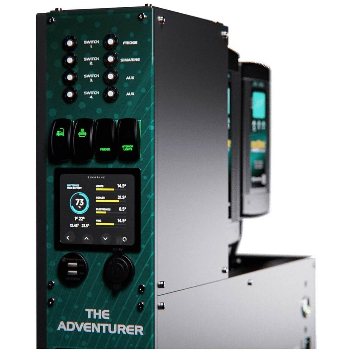 Enerdrive - Left-hand 40AC 40DC 2000X w/ EPRO+ Adventurer Canopy Power System