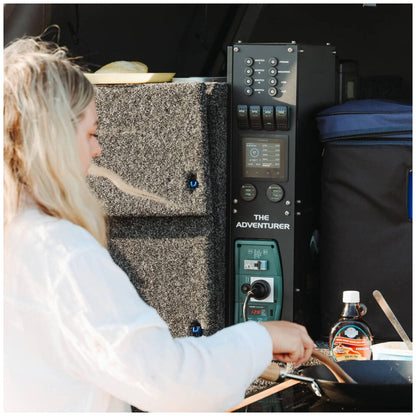 Enerdrive - Left-hand 40AC 40DC 2000X + Simarine Battery Monitor Adventurer Canopy Power System