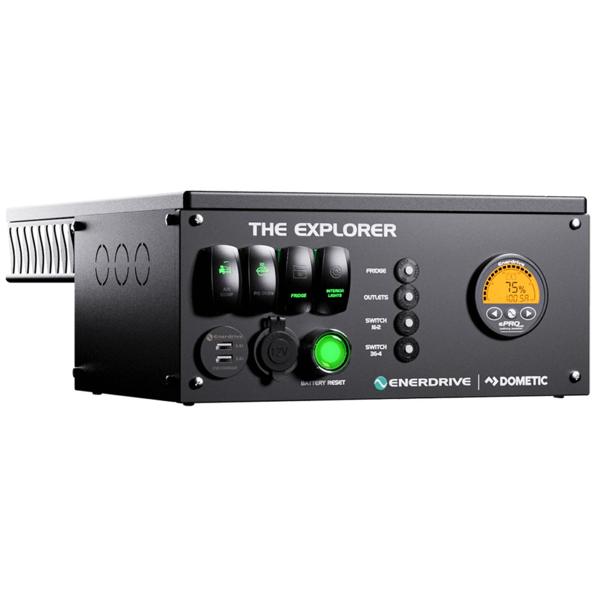 Enerdrive - Left-Hand 40DC w/ EPRO+ Explorer Canopy Power System
